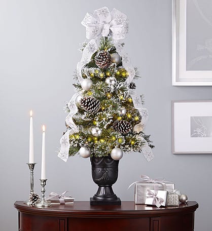 Brilliant Holiday Pine Tree-3'